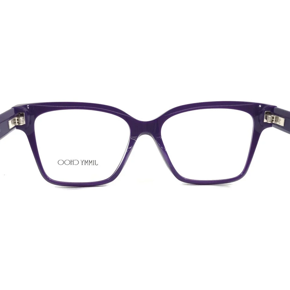 Jimmy Choo Eyeglasses Frames JC3006U 5050 Purple Cat Eye Full Rim 53-16-140